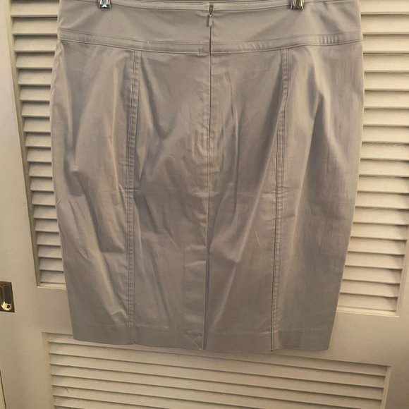 Pale Blue Pencil Skirt - Picture 2 of 4